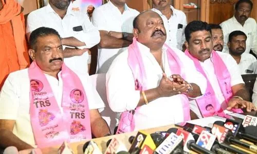 Gangula Kamalakar accuses Bandi of attempting to defame government through paper leaks.