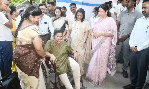 GHMC Mayor distributes assistive devices to individuals with disabilities in Hyderabad