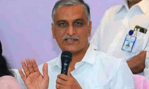 Harish Rao, the Minister, Promises Help to Siddipet Farmers Affected by Hailstorm Damages.