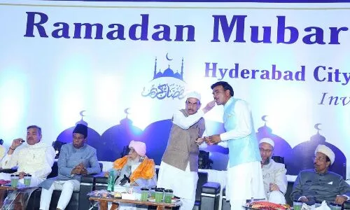 Hyderabad Police Hosts Dawat-e-Iftar at Chowmahalla Palace