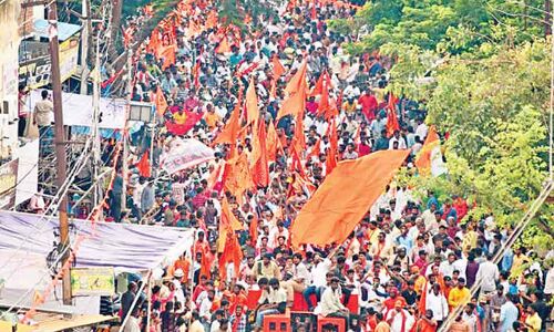 Hyderabad’s Hanuman Rally Successfully Held with Stringent Police Security Measures in Place