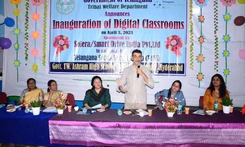 Jayesh Ranjan asserts that Hyderabad's digital infrastructure will meet the requirements of school students.