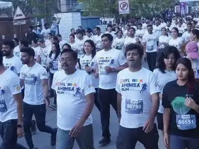 “Jito Ahimsa Run Draws Over 3,000 Runners in Hyderabad”