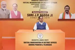 JP Nadda, BJP Chief, labels BRS as ‘Corrupt Bribe-taking Government’