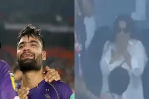 “Juhi Chawla Gets Emotional Watching Rinku Singh’s Outstanding Performance in GT vs KKR Match at Ahmedabad | Must-See Video”