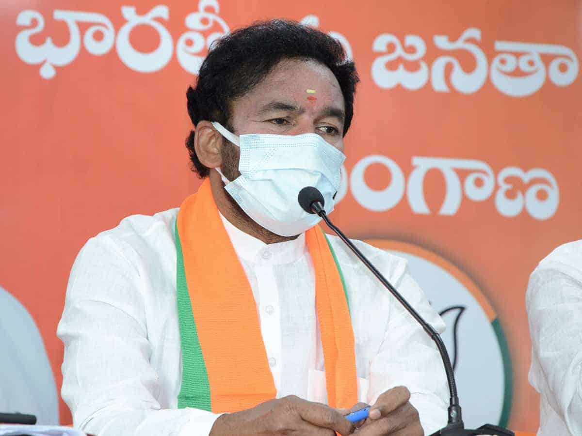 Kishan criticizes the arrest of Bandi Sanjay as undemocratic in Hyderabad