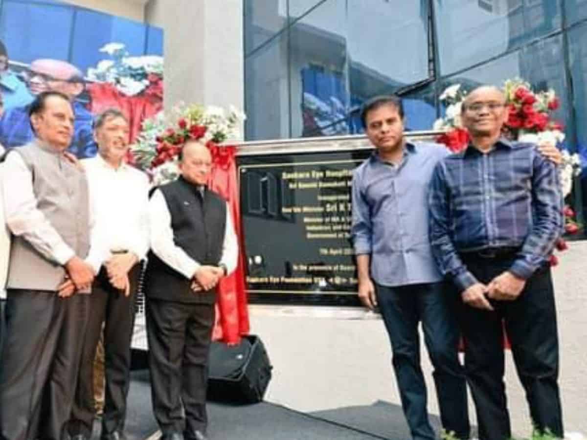 KTR Launches Eye Hospital in Hyderabad and Promises No Life or Transport Taxes