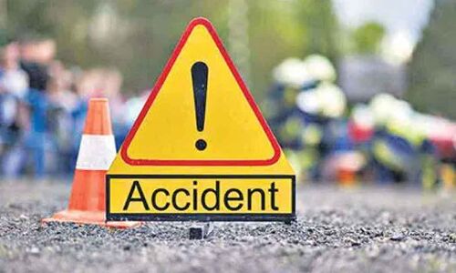 Lorry collision causes RTC bus to overturn in Bhadradri Kothagudem district