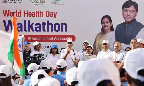 Mansukh Mandaviya Leads ‘Health for All’ Walkathon Initiative