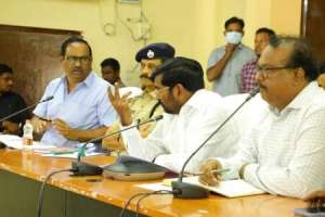 Minister G Jagadish Reddy displeased with delayed rice procurement in Suryapet
