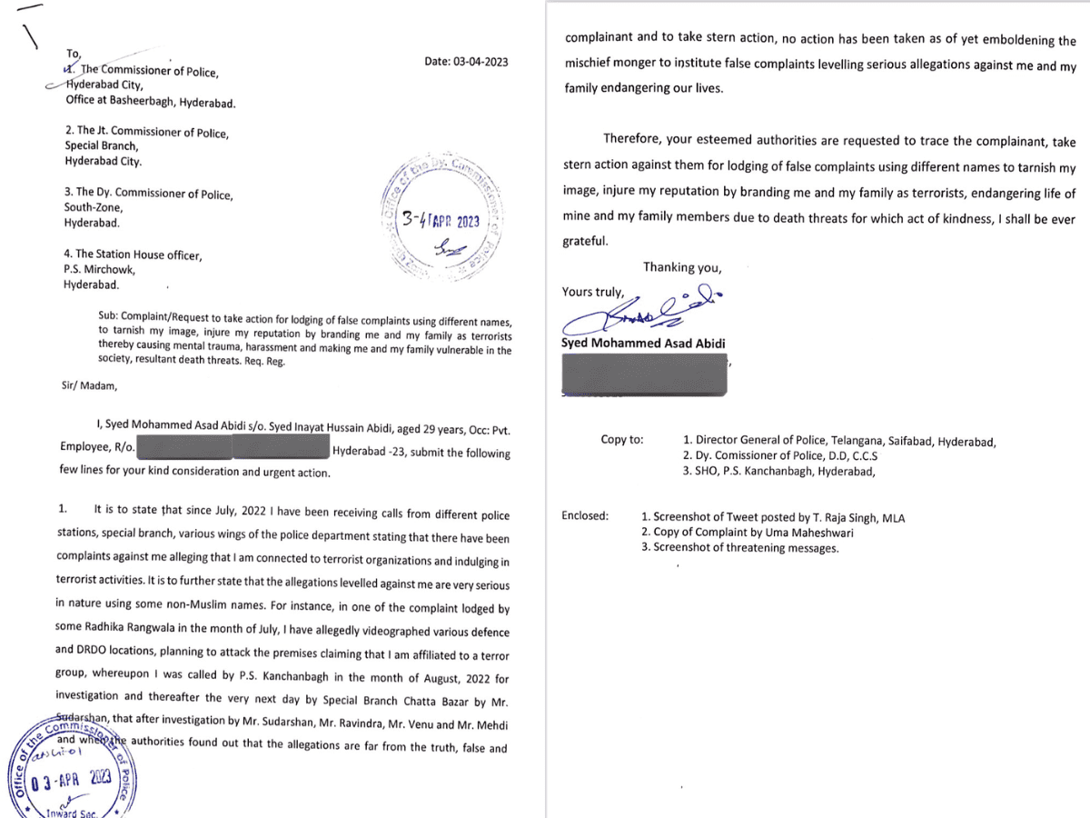 Muslim Couple in Hyderabad Files Complaint Against Right-Wing Harassment