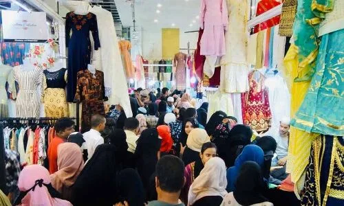 Muslim Women in Hyderabad Opt for Pakistani Suits for Eid Celebrations