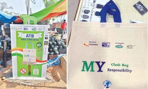 New initiative in Hyderabad aimed at reducing plastic bag consumption