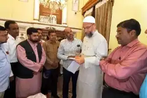 Owaisi Introduces TUWJF Diary 2023 and Commits to Backing Urdu Journalists