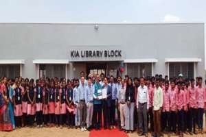 Penukonda welcomes Kia India’s new library block.