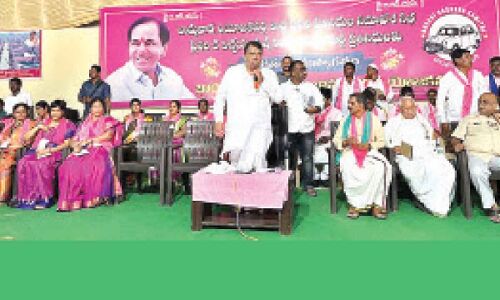 Pocharam Srinivasa Reddy states BRS’ mission is to uplift the downtrodden in Nizamabad