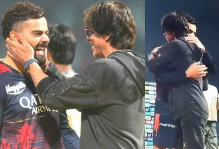 Shah Rukh Khan shares an emotional moment with Virat Kohli as KKR claims victory over RCB at Eden Gardens – Watch the viral video.