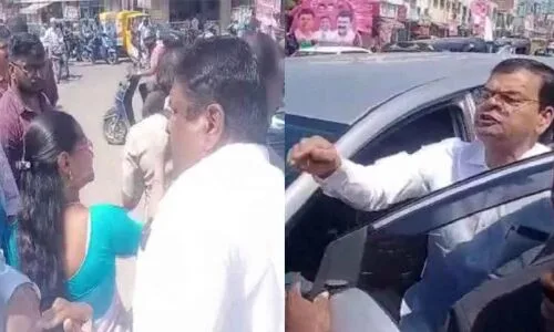 Tension arises in Hyderabad due to conflict between City MLA and Corporator