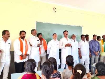 Today, BJP leaders in Mahabubnagar organize a march to address the issue of unemployment.