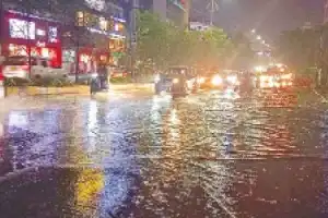 Unexpected light rains witnessed in Hyderabad city