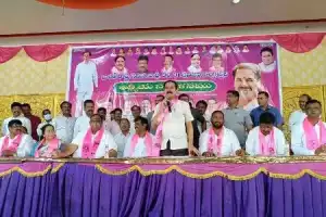 Vinay Bhaskar highlights Telangana’s rapid progress under BRS government in Warangal