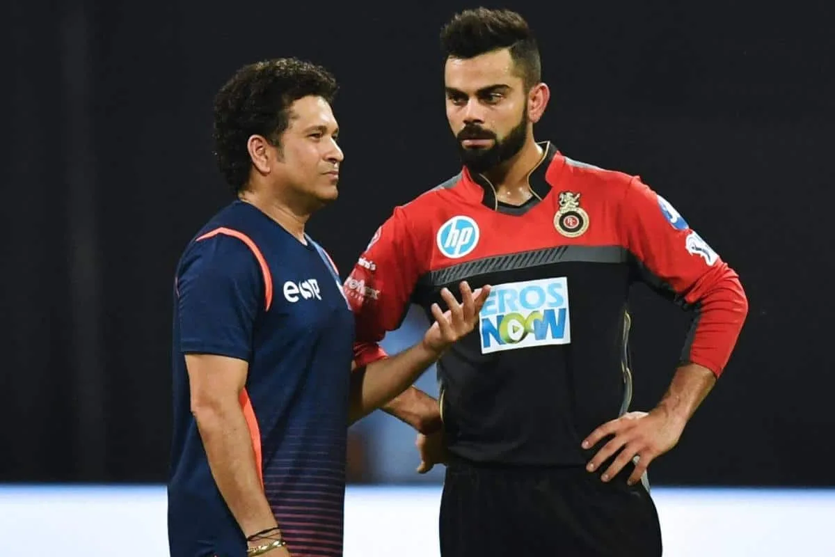 Virat Kohli Acknowledges Sachin Tendulkar’s Influence During IPL 2023 in Response to Comparison, Describing him as a ‘Source of Inspiration’ from his time at MI