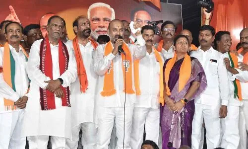 Warangal witnesses the commencement of BJP's Nirudyoga March
