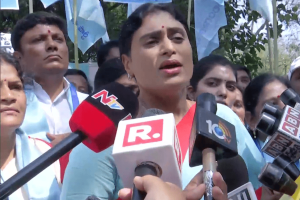 YS Sharmila urges for a united opposition march to address TSPSC paper leak issue.