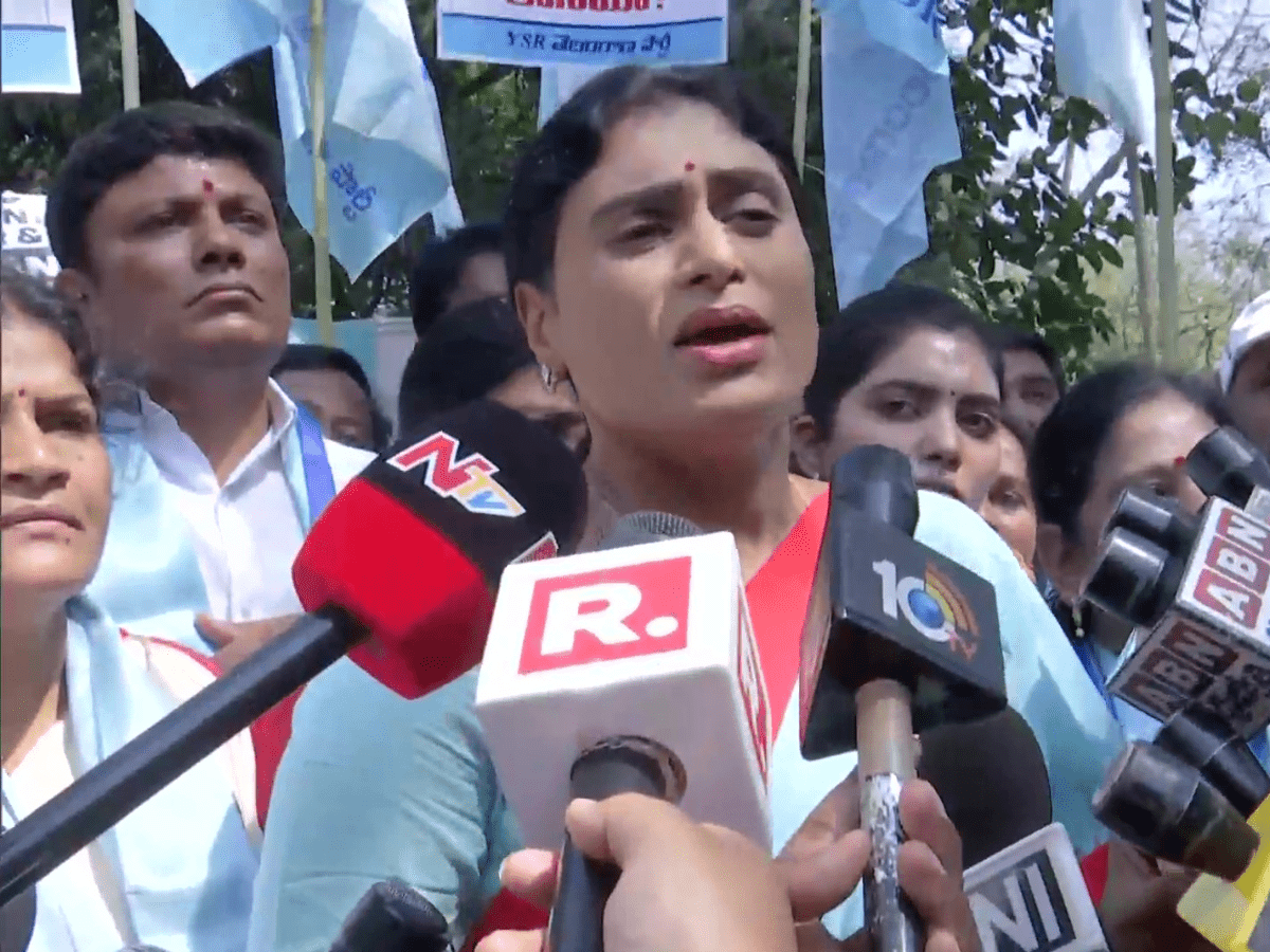 YS Sharmila urges for a united opposition march to address TSPSC paper leak issue.