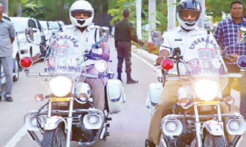 2 Traffic Task Force vehicles launched by Cyberabad police in Hyderabad
