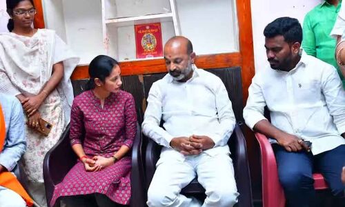 ABVP State Secretary Jhansi’s illegal arrest condemned by Bandi