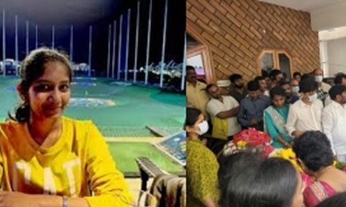 Aishwarya’s body brought to Hyderabad for final rites after Texas firing incident.
