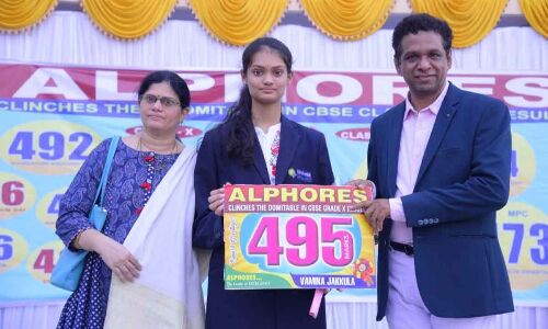 Alphores students excel in CBSE Class 10 and 12 exams in Karimangar