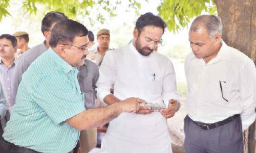 ASI-excavated 2,500-year old artefacts reviewed by G Kishan Reddy in Hyderabad
