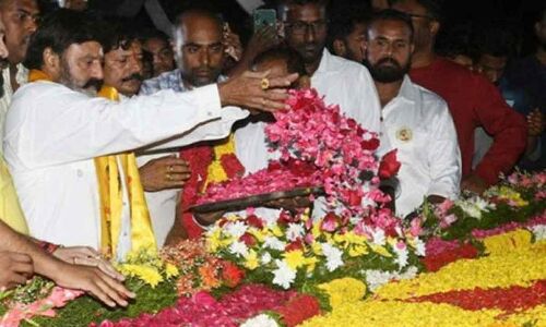 Balakrishna considers himself fortunate to be the son of NTR.