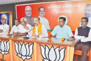Bandi Sanjay Kumar accuses K Chandrashekar Rao government of abandoning Hyderabad’s security.