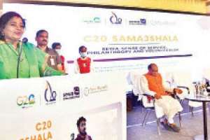C20 Samajshala Summit attended by GUV in Hyderabad