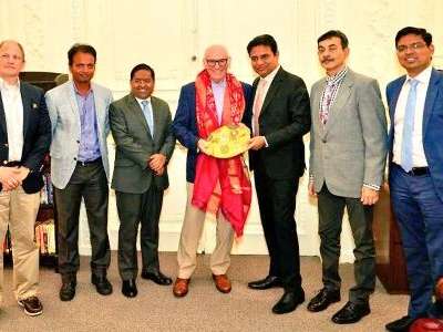 Chairman of Aaron Capital Meets with KTR in New York to Discuss Infrastructure for Investment in Telangana