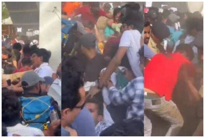 Chaos Outside Narendra Modi Stadium Ahead of GT Vs MI Qualifier 2 as Tickets Take Priority Over Lives