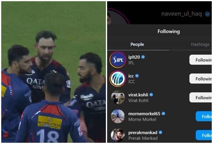 Check out the details as Naveen-ul-Haq unfollows Virat Kohli on Instagram following their fight during the IPL 2023 match between LSG-RCB.