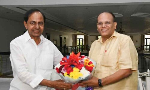 Chief Adviser to Chief Minister K Chandrashekar Rao named as Somesh Kumar in Hyderabad
