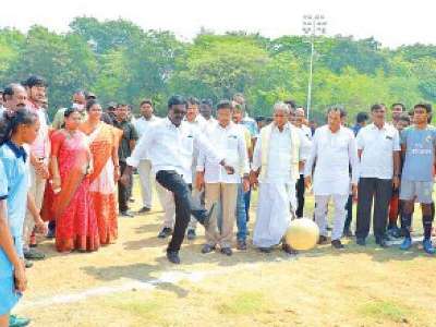 CM Cup-2023 Launched by Puvvada in Khammam