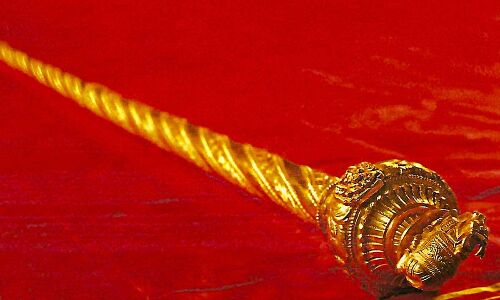 Congress and BJP label Sengol’s assertion as false and a disgraceful offense.