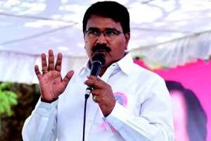 Congress blamed by Minister Niranjan for Palamuru Rangareddy project neglect