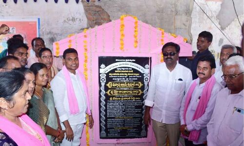 Crores worth of projects launched by Transport Minister Puvvada Ajay Kumar in Kothagudem