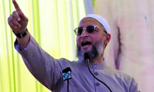 Development works launched by Asaduddin Owaisi in Hyderabad.