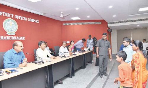 District Collector G Ravi Nayak pledges assistance for surgery to impoverished boy in Mahbubnagar