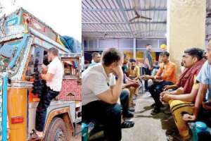 Drivers’ ‘Mann Ki Baat’ heard by Rahul Gandhi in New Delhi
