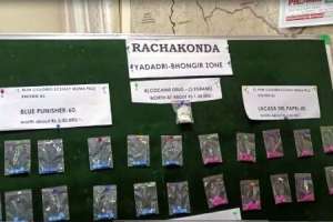 Drug Racket in Choutuppal Busted by Telangana Police; Seizure of Drugs Valued at Rs. 7.92 Lakh Made