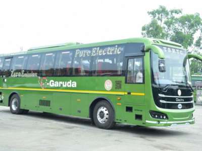 “TSRTC Introduces E-Garuda: Environmentally Friendly Electric AC Buses for Hyderabad-Vijayawada Route”